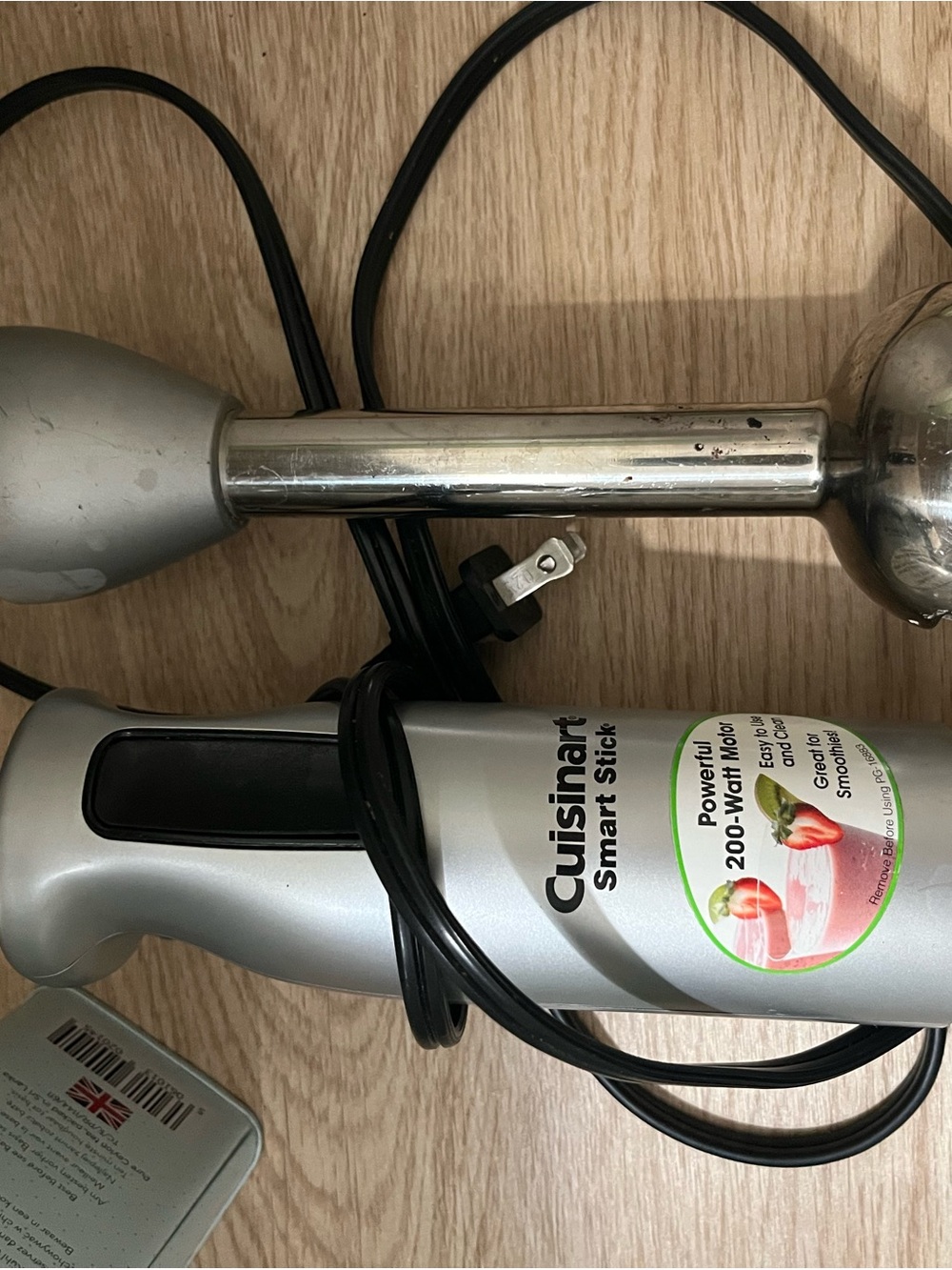Cuisinart Smart Stick Immersion Blender - Silver and Black